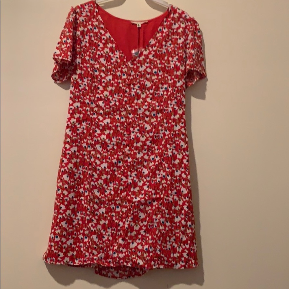 LAST 1 🥰 Red Floral Dress 🥰 - Picture 5 of 6